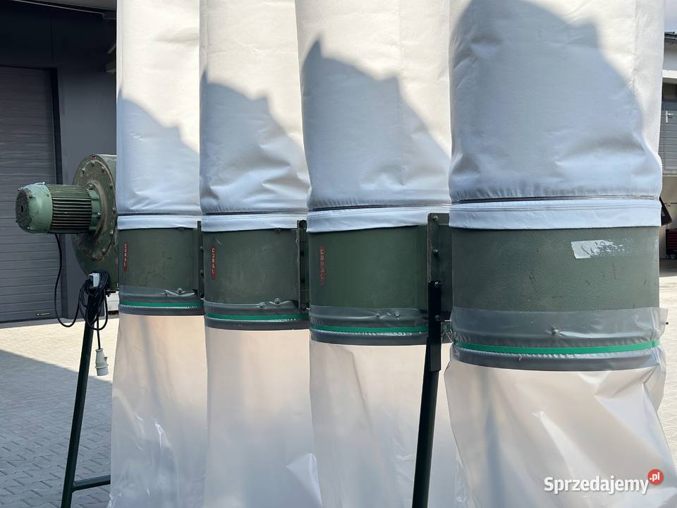 Odciąg trocin CORAL 4 workowy 40 kW 1463 Łabuńki Pierwsze