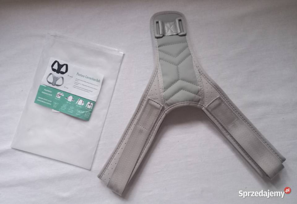Korektor postawy Pas regulowany Szary r L Unisex Białystok