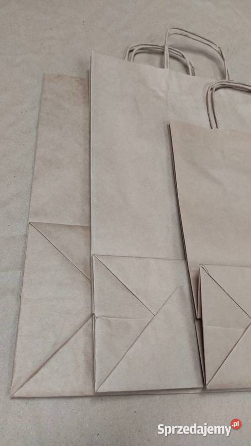 Torba Papierowa Ekologiczna 24x10x32 Paczkomat Katowice