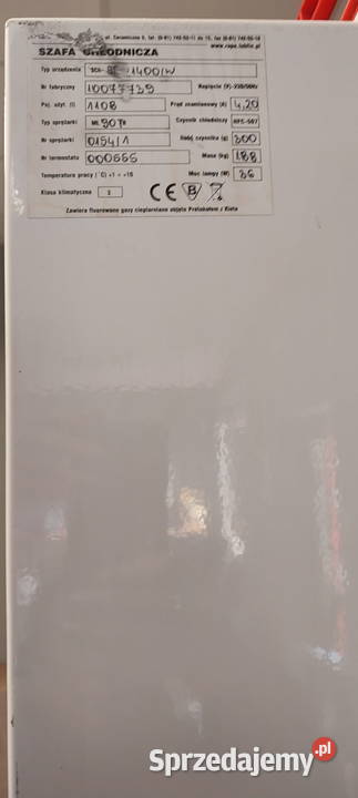 Ekspozycyjna szafa chłodnicza RAPA Łęczna