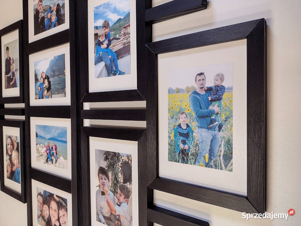 Drewniana Multirama Ramka na 10 zdjęć 15X21 Wrocław