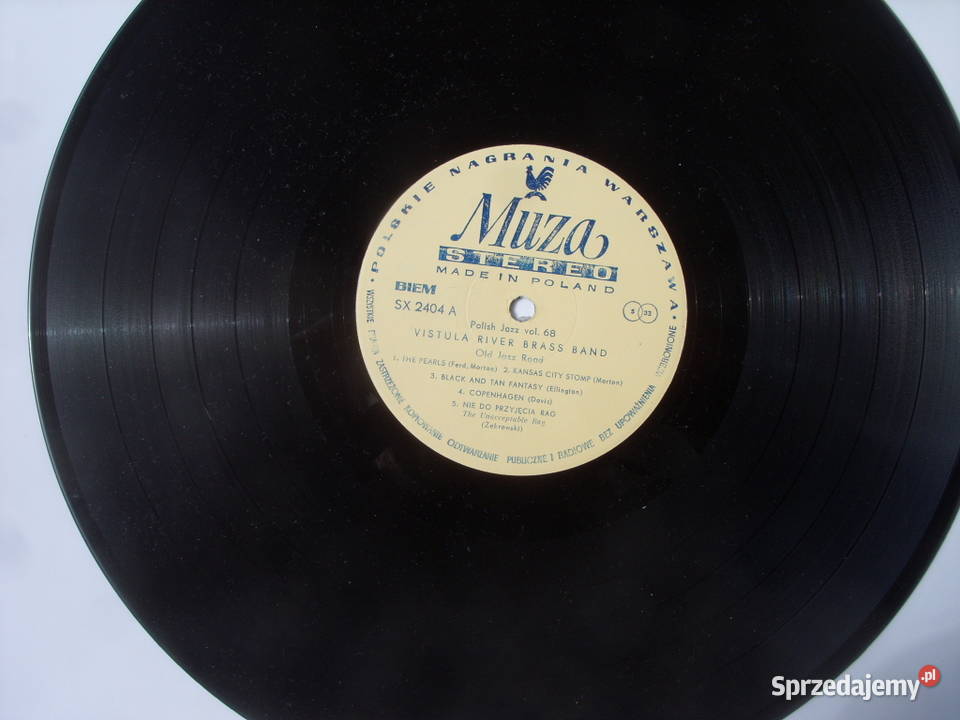 jazz lp vistula river bras band MUZA SX 2404 1 płyta Wołów