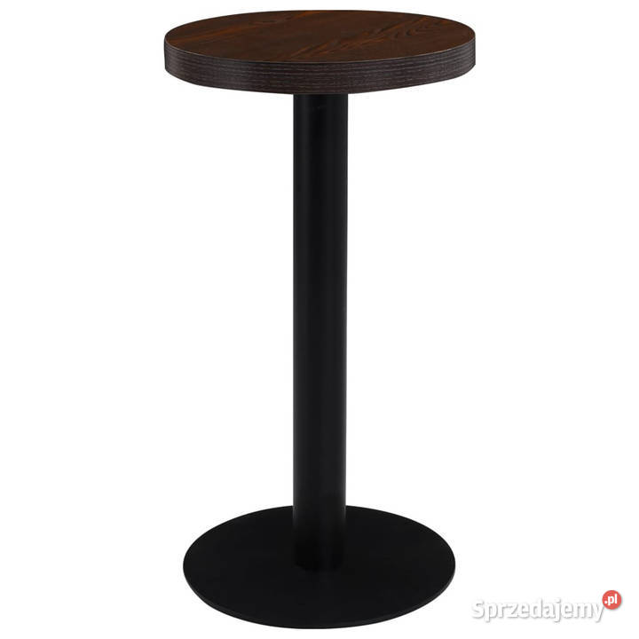 Stolik bistro ciemnobrązowy 40 MDF WM286416 Warszawa