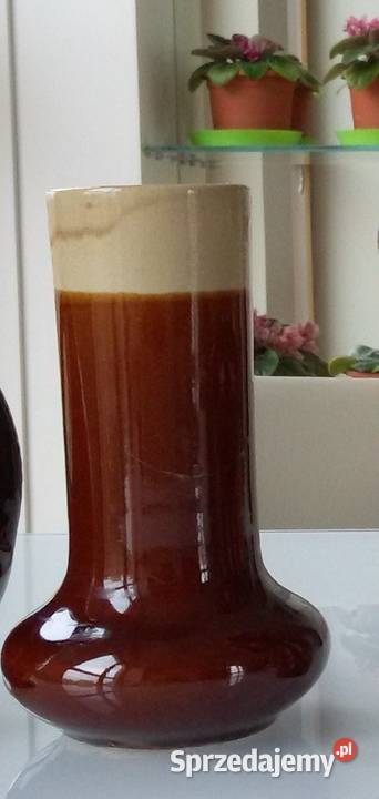 Netypowy piękny WAZONIK ceramika PRL lata 7080 Pozostałe Warszawa