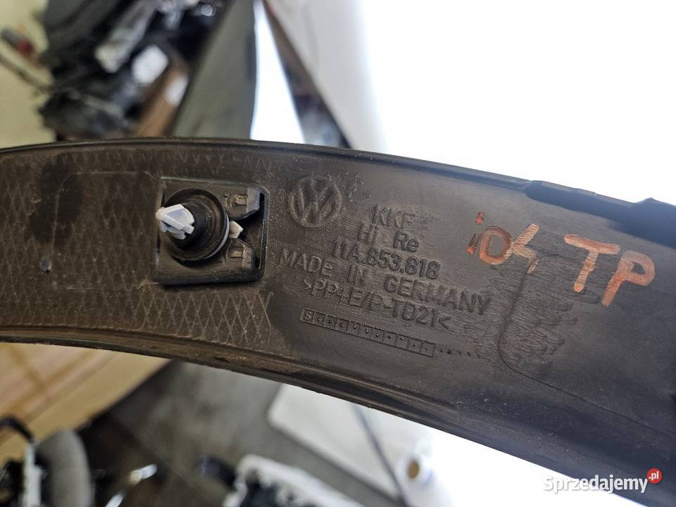VW ID4 ID4 LISTWA BŁOTNIKA PRAWY TYŁ PRAWA TYLNA