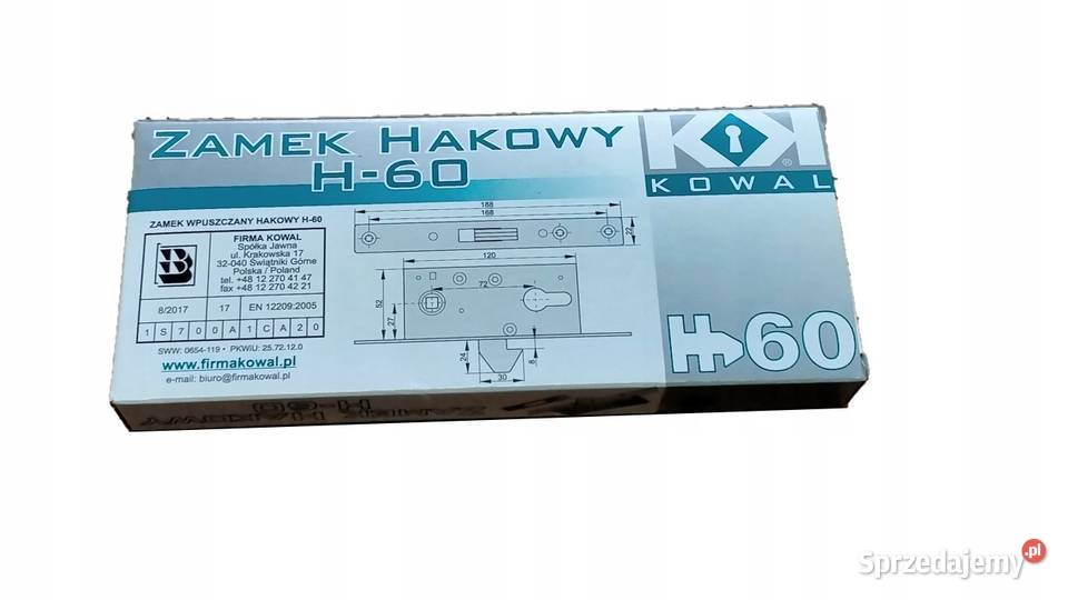 zamek hakowy do bram drzwi H60 małopolskie Targanice