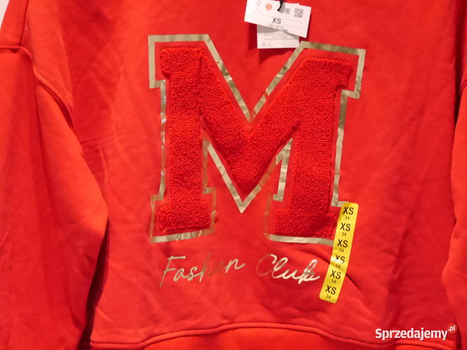 Mohito piękna krótka czerwona bluza 34 XS Rozmiar 34(XS) dolnośląskie Wrocław sprzedam