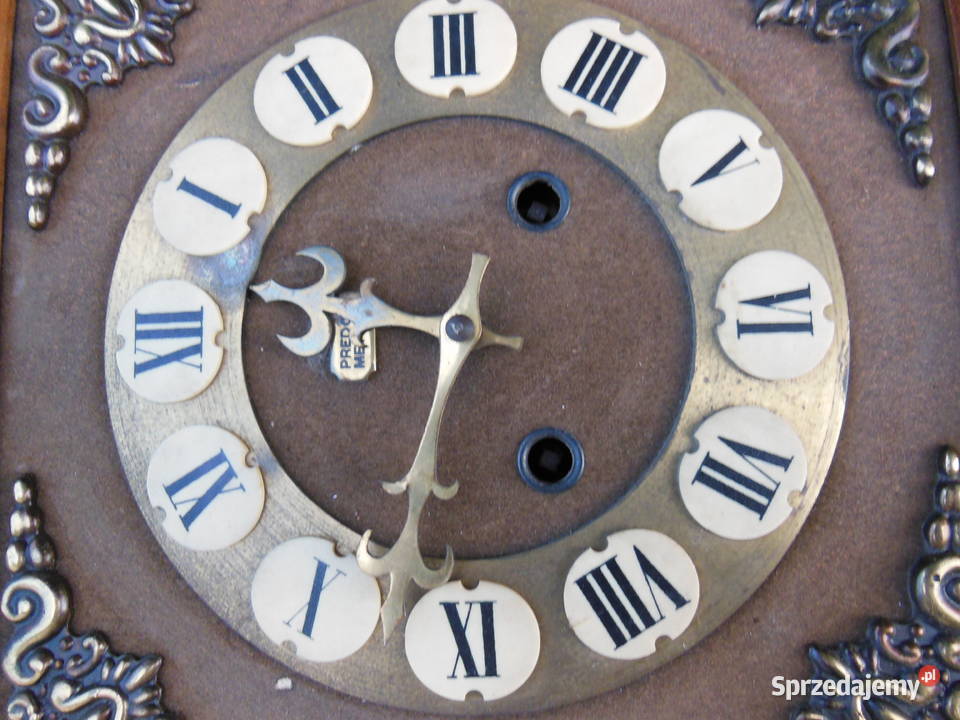 Zegar ścienny z wahadłem Predom Metron Wrocław