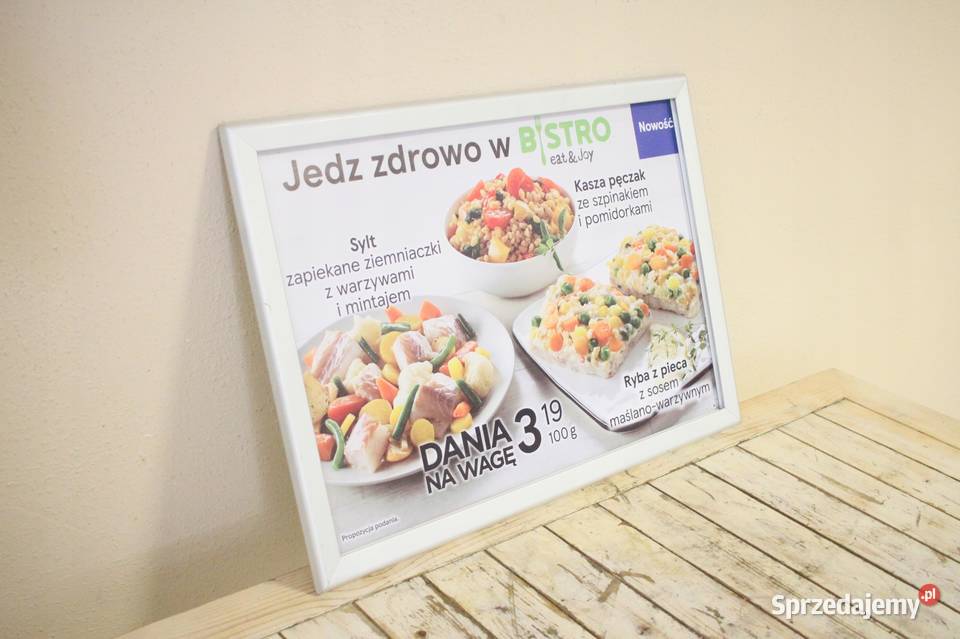 RAMKA ALUMINIOWA zatrzaskowa reklamowa 64x46 śląskie
