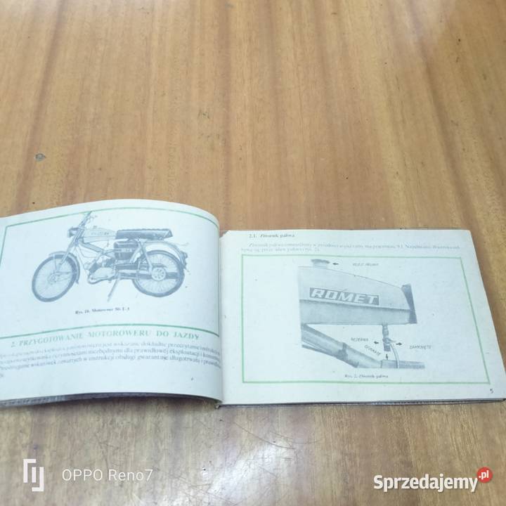 Instrukcja obsługi Romet 50 t1 50 T3 łódzkie sprzedam