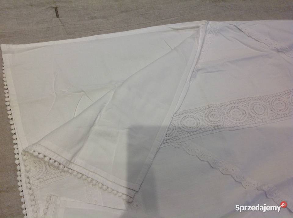 Biała spódnica z haftem r S nowa Koronkowa  Nowa Sól