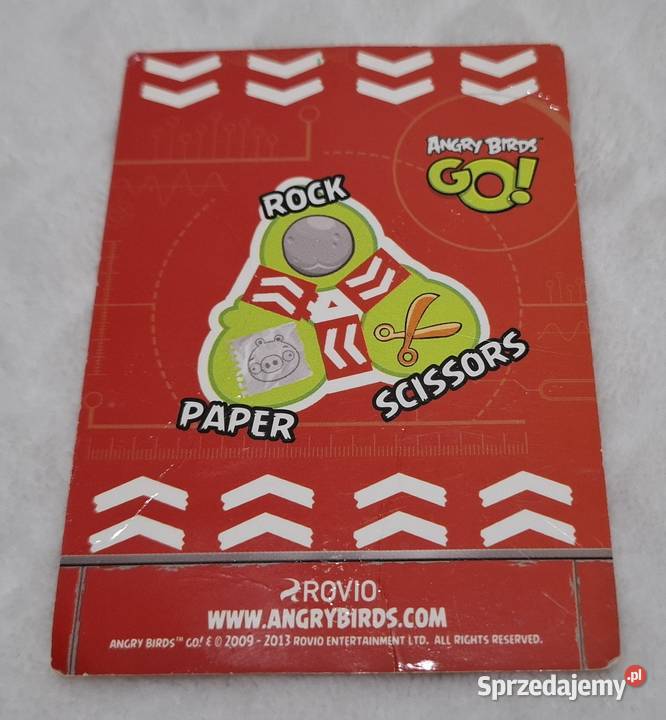 Karta Angry Birds Go Red 109 papier kamień śląskie Czeladź