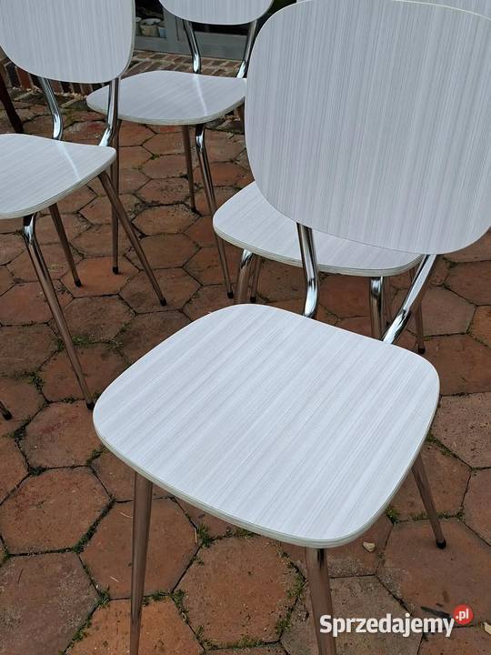 6 krzeseł z formiki lata 70