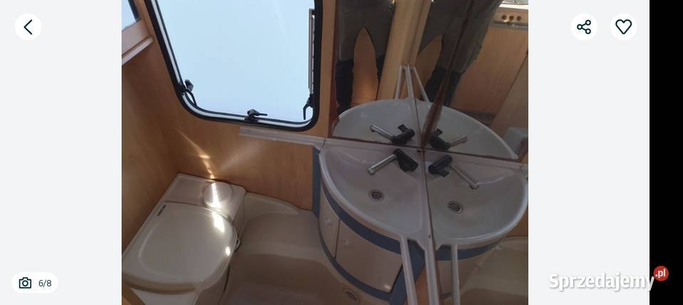 Burstner 480 r2004 Mover przedsionek OKAZJA Kempingowe Lublin sprzedam