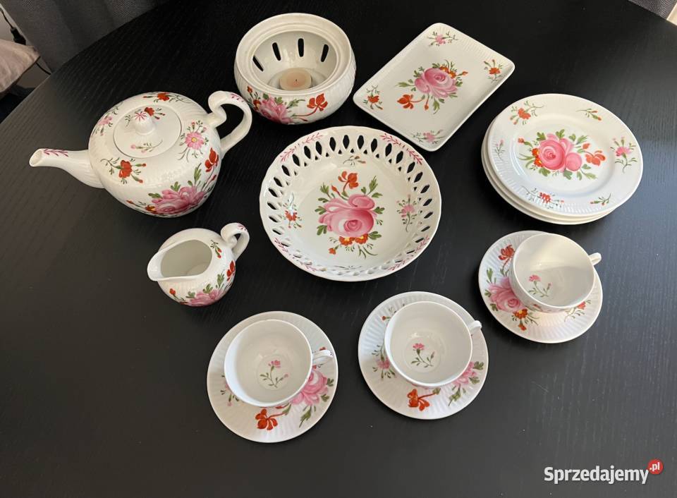 Serwis porcelanowy A Warnecke Ostfriesische Rose mazowieckie Warszawa sprzedam