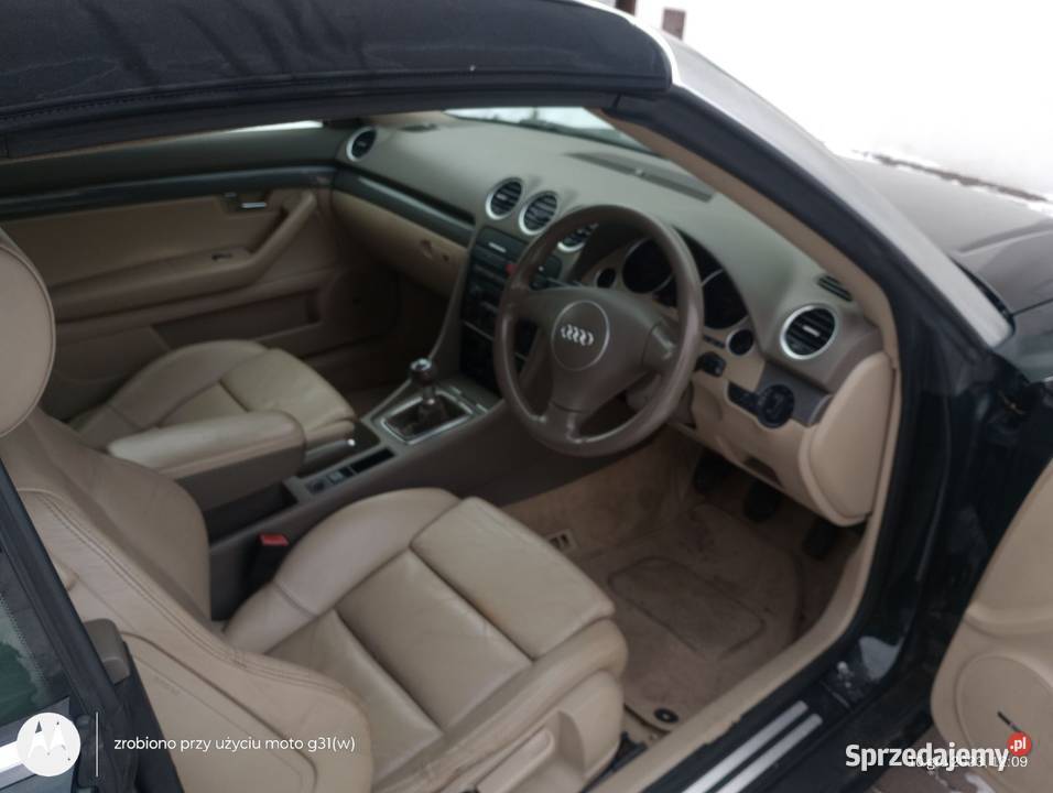 Audi A4 B6 cabrio 2005 Anglik Lublin sprzedam