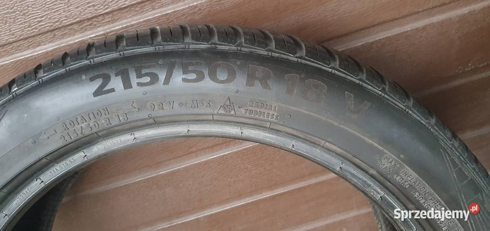 2x 21550 R18 V opony całoroczne CONTINENTAL Pobiedziska