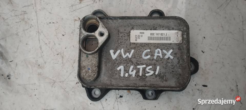 VW SEAT SKODA AUDI 14TFSI CAX chłodnica oleju sprzedam