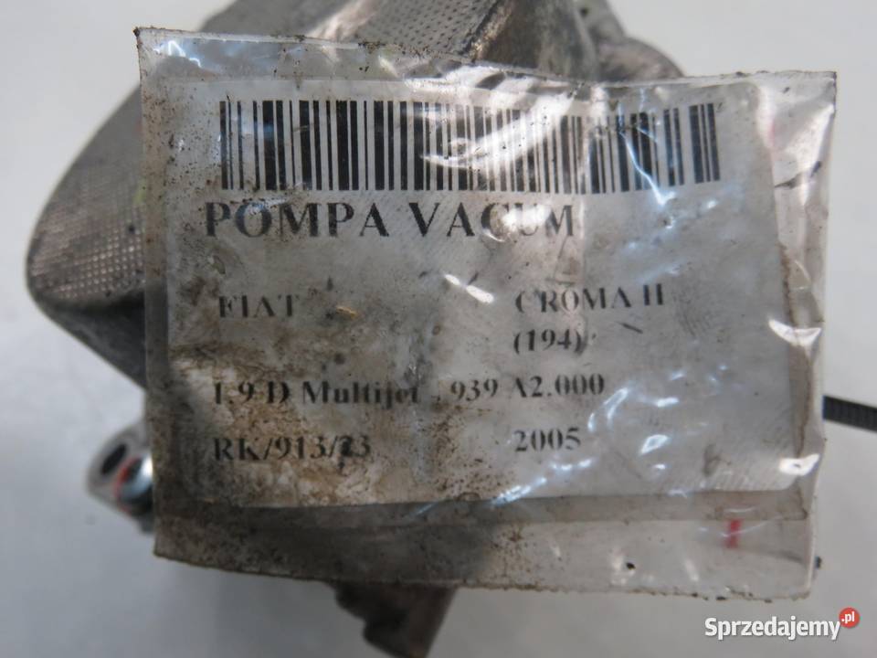 POMPA VACUM FIAT CROMA II 19 D sprzedam