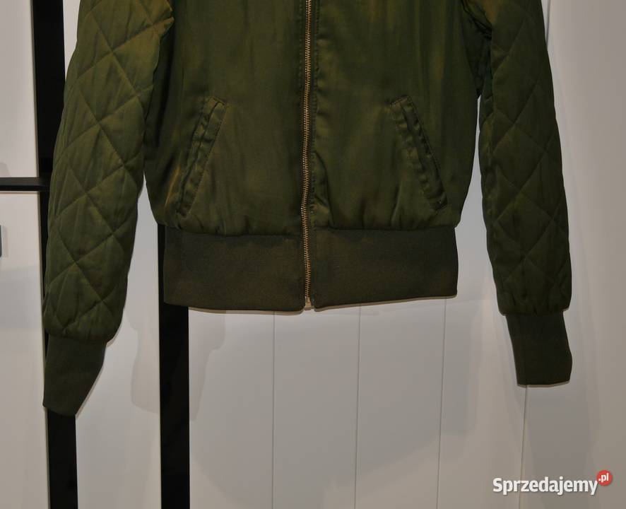 HM świetna bomberka khaki 36 S Bez wzoru Wrocław sprzedam