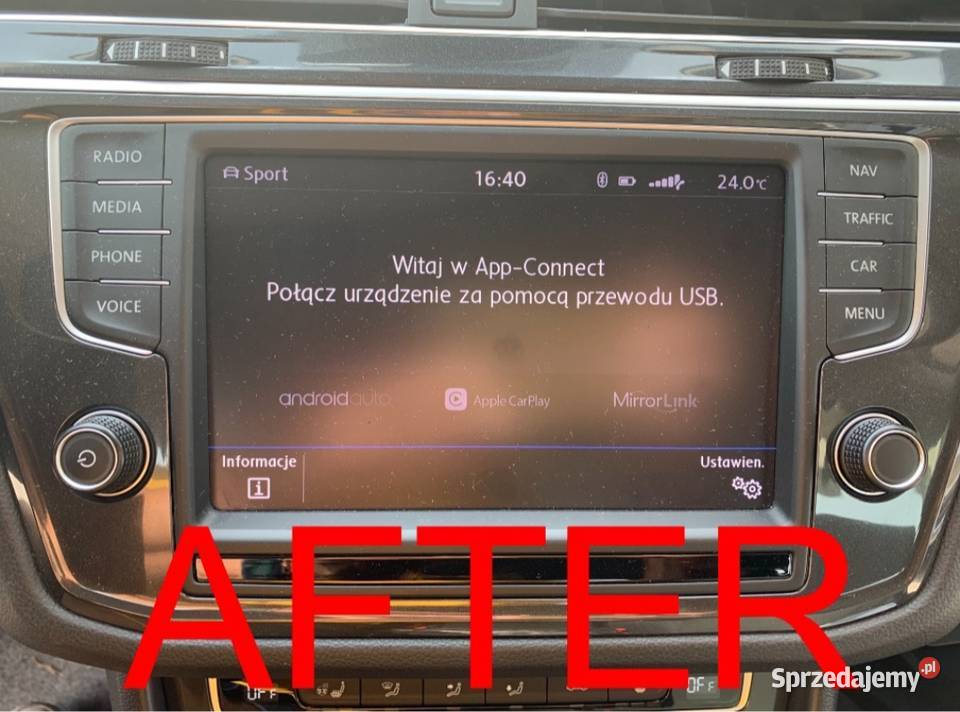 Android Auto CarPlay AppConnect VW MIB 2 Aleksandrów Łódzki