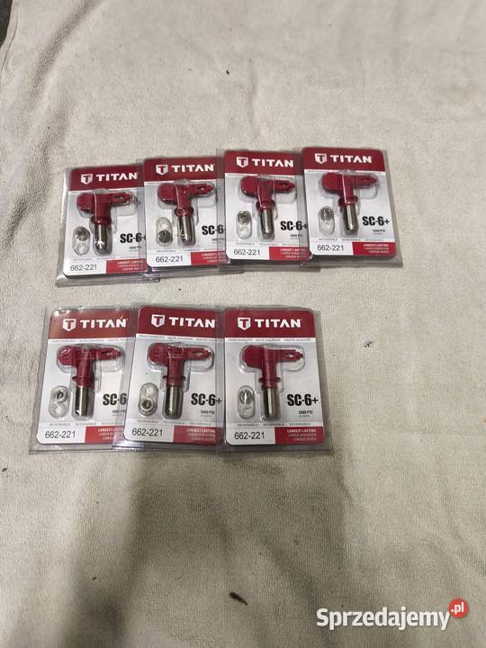 Dysze natryskowe Airless Titan Graco Pozostałe