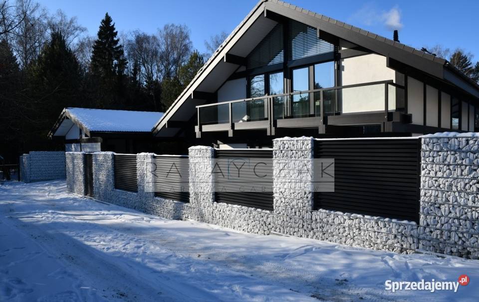 Mur gabionowy 200x180x40 solidny kompletny 5 lat