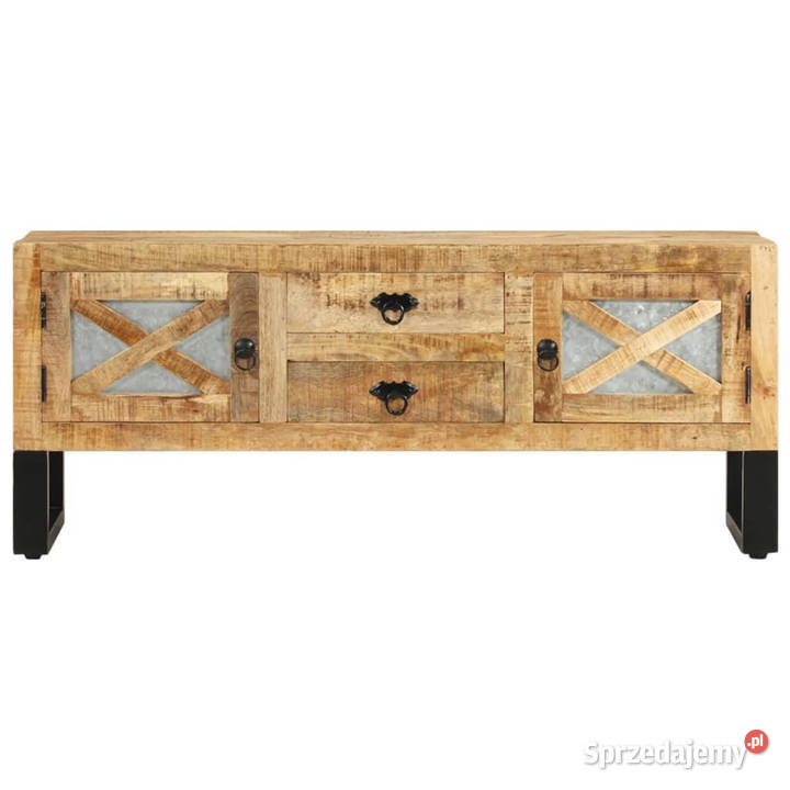 Szafka pod telewizor 110x30x45 surowe drewno Warszawa