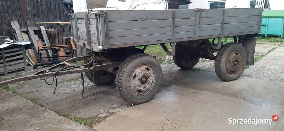 Przyczepa Rolnicza Dwuosiowa 400x200 Solidna lubelskie Nałęczów