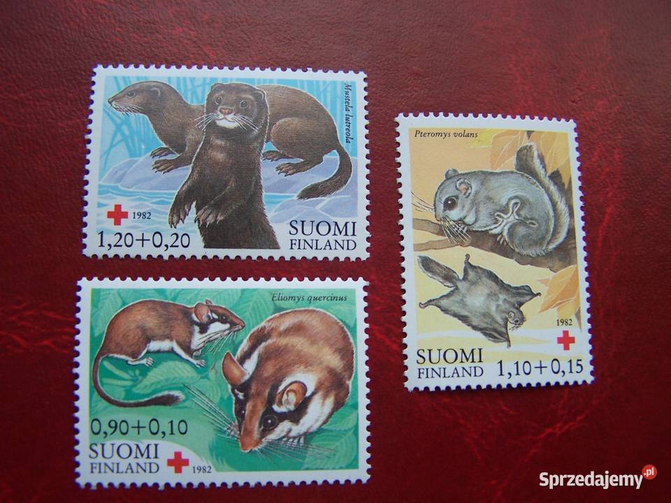 Finlandia 1982 MNH Fauna Zwierzęta Czerwony Tychy