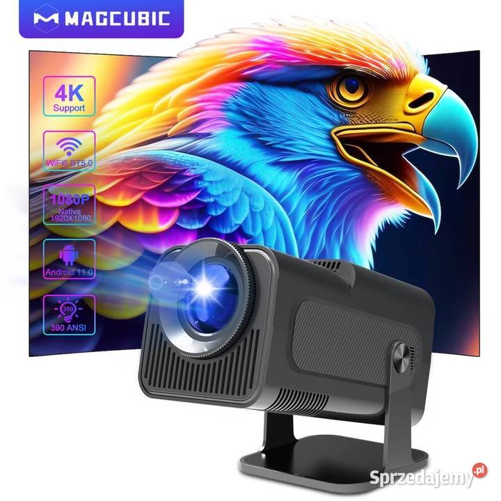 Projektor 4k Hy320 FullHD smart Android Netflix wielkopolskie Krotoszyn