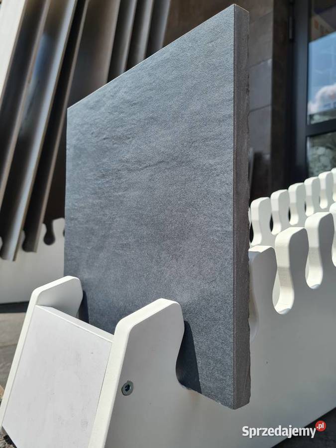 Płytki GRES SILVERBLUE SLATE GRAFIT STR Płytki podłogowe Opoczno