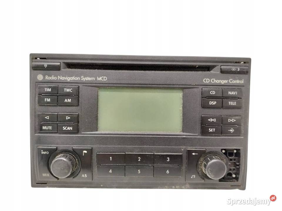 RADIO KOD DO RADIA 6N0035191D VW Volkswagen Golf