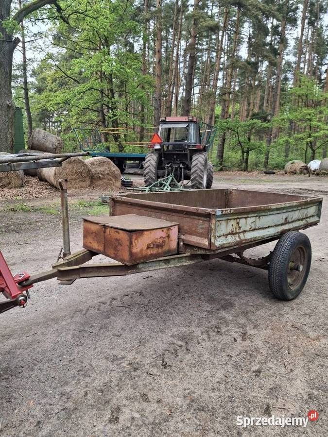 Przyczepka jednoosiowa do traktorka 200x125 Krosno Odrzańskie
