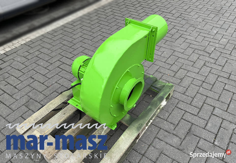 Wentylator do odciągu trocin wyciąg 3kW Sierakowska Huta sprzedam