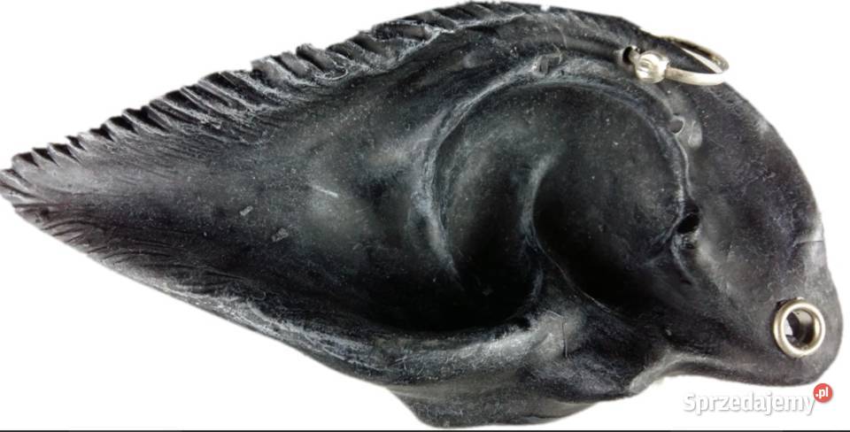 Czarna Ceramiczna Popielniczka W Kształcie Ucha