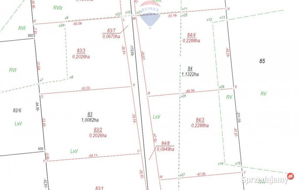 Działki budowlane zbuduj dom w lesie utwardzona Powązki