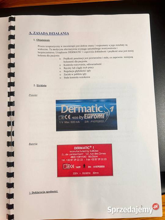 Dermatic1 Pistolet do mezoterapii Świebodzin