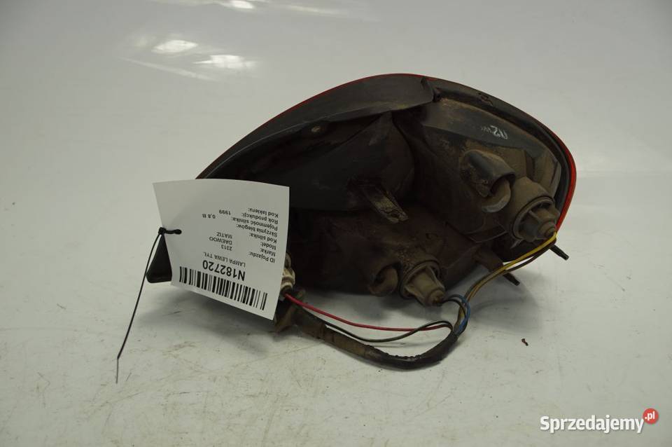 LAMPA LEWA TYŁ DAEWOO MATIZ Lipno sprzedam