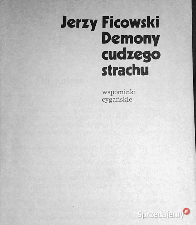 Demony cudzego strachu Jerzy Ficowski Chełm
