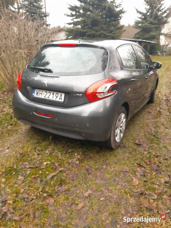PEUGEOT 208 10 2013r bezwypadkowy manualna mazowieckie