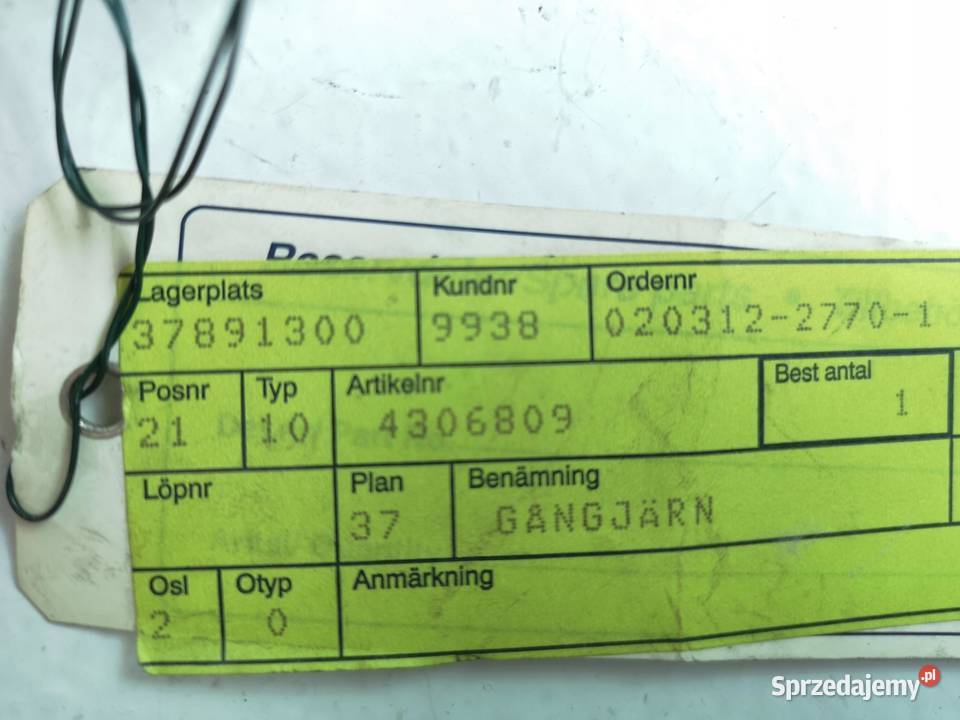 ZAWIAS DRZWI LEWY PT DOLNY SAAB 9000 8898 ASO