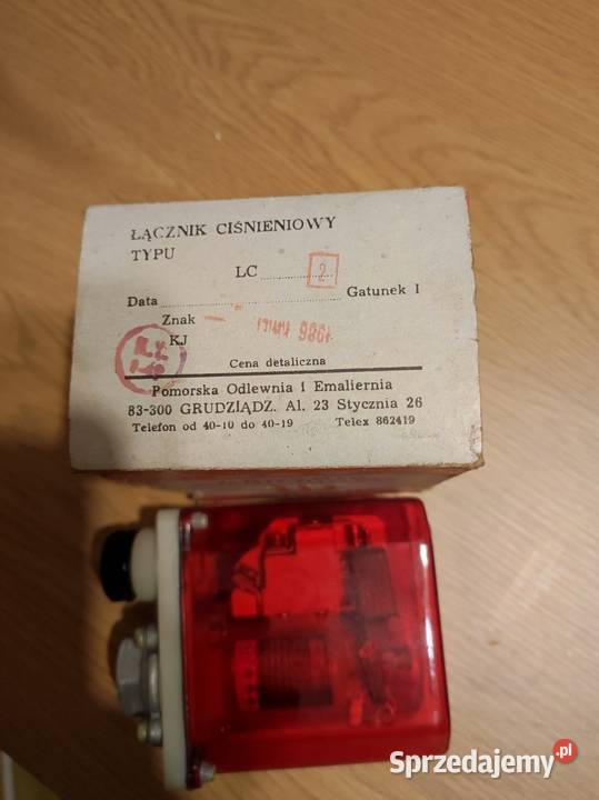 Wyłącznik ciśnieniowy Grudziądz LC2 stare zapasy