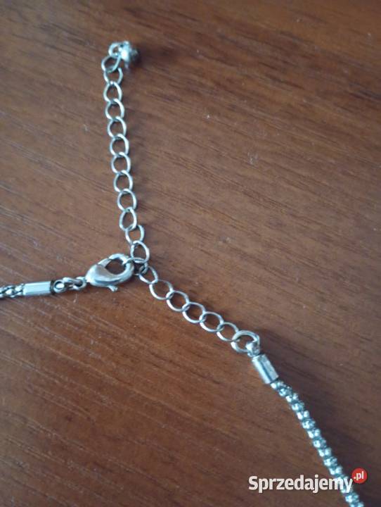 Naszyjnik w kolorze srebrnym oryginalny wzór Dla kobiet Dębica