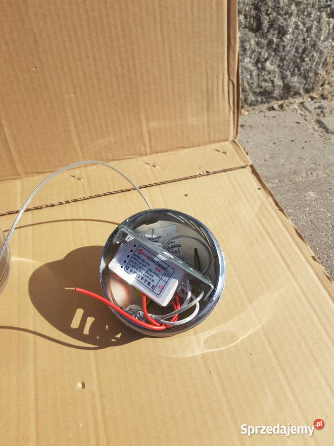 Lampa wisząca KULKA KULA SZKŁO lustrze w Lampy wiszące Warszawa sprzedam