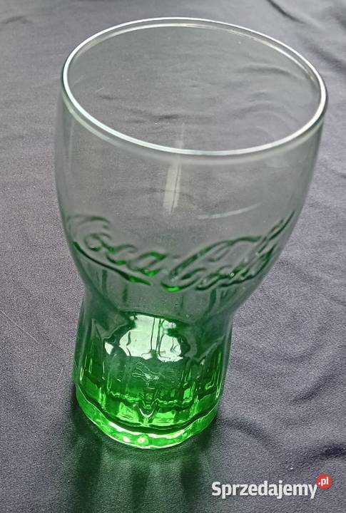 Zielona kolekcjonerska szklanka Coca Cola 025 L Koźminek