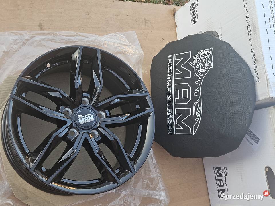 Felgi 16 5x108 nowe mam czarne volvoford Kłopoty-Stanisławy