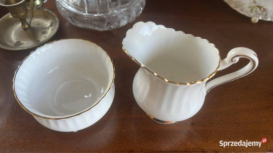 Miseczka biała ze złotem Syg Paragon Made in Gdańsk