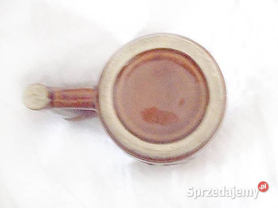 duży kufel z ceramiki prl kufel górniczy retro kujawsko-pomorskie Bydgoszcz