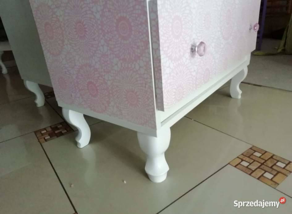 Różowa komoda 4 szuflady dziewczynka Pozostałe małopolskie Nowy Sącz